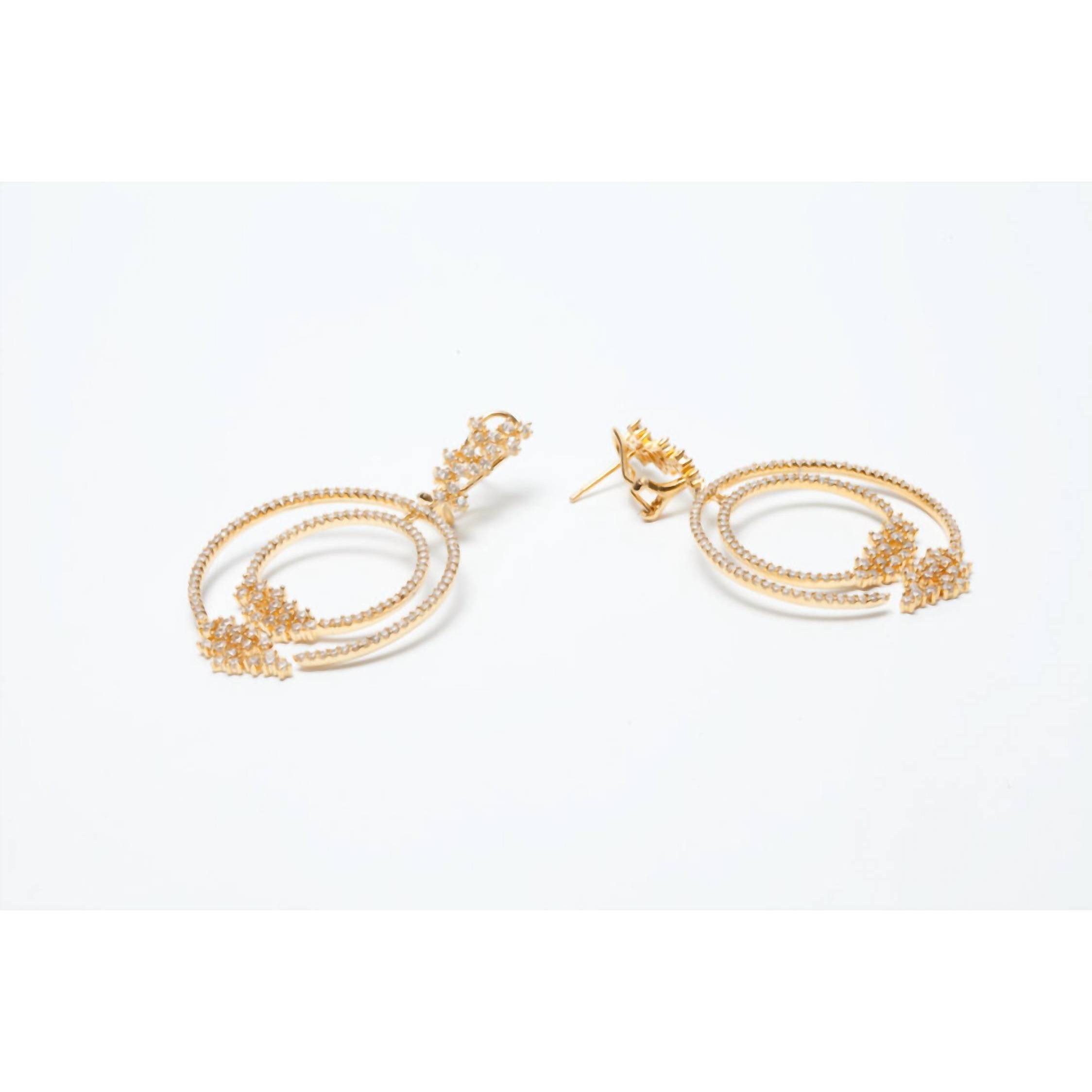 New Avenue Chic Women's Galaxy Earrings In Gold